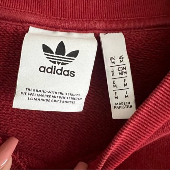 Adidas Originals Trefoil Crew Sweatshirt Size Medium - Picture 5 of 7